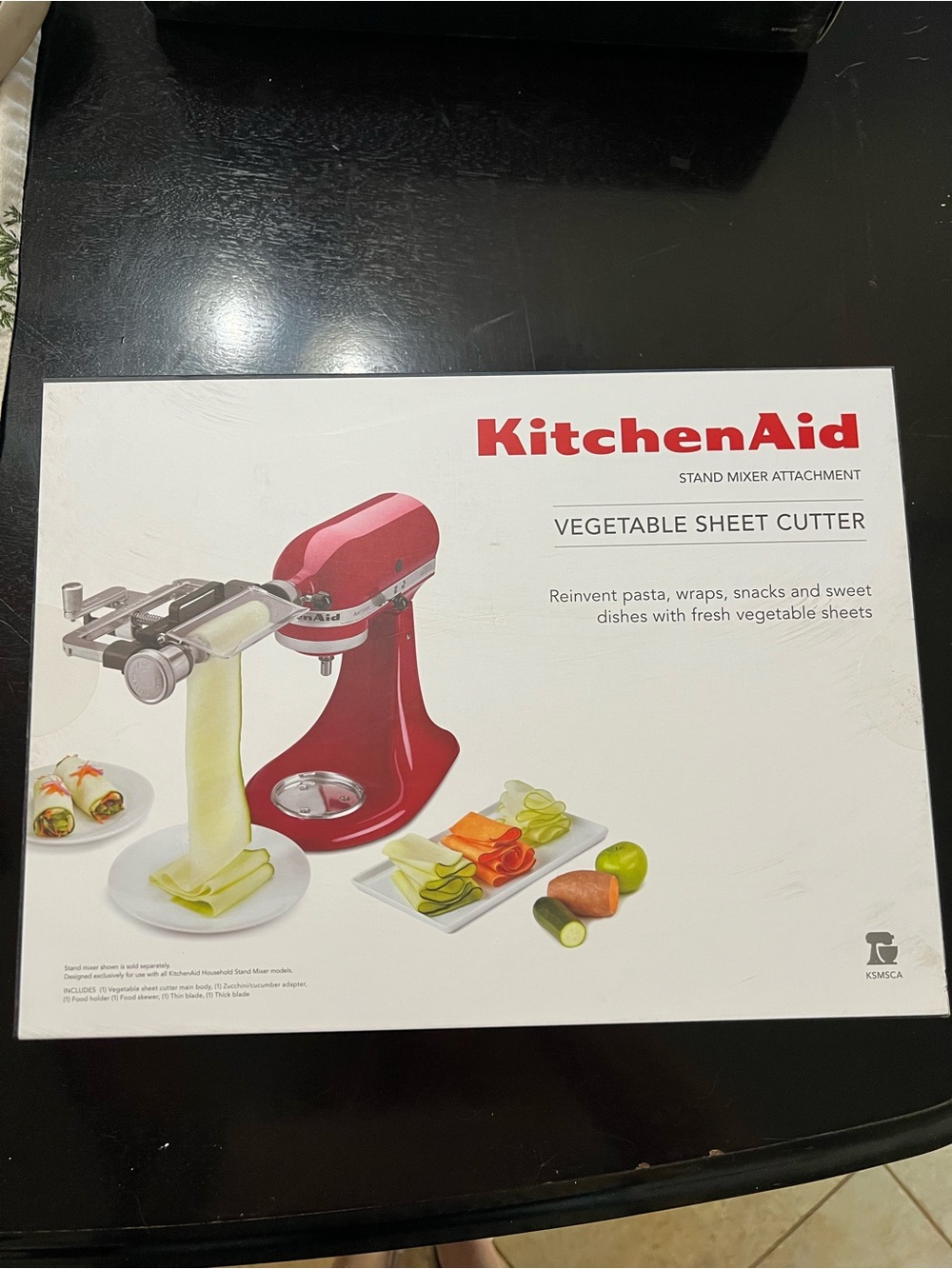 KitchenAid stand mixer attachment vegetable sheet cutter NEW in box